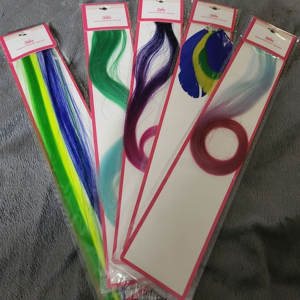 Justice hair accessory for pets new